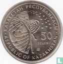 Kazachstan 50 tenge 2007 "50th anniversary First space satellite of the Earth" - Afbeelding 2