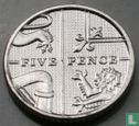 United Kingdom 5 pence 2011 - Image 2