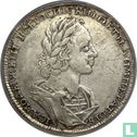 Rusland 1 roebel 1723 (I zonder punt) - Afbeelding 2