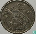 Spain 25 pesetas 1957 *non-existend year* - Image 1