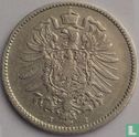 Empire allemand 1 mark 1885 (J) - Image 2