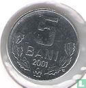 Moldavie 5 bani 2001 - Image 1