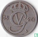 Suède 50 öre 1920 (ovale 0) - Image 1