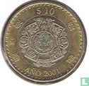 Mexiko 10 Peso 2001 - Bild 1