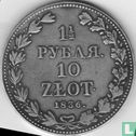 Polen 10 zlotych 1836 (MW) - Afbeelding 1