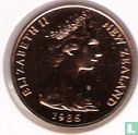 New Zealand 2 cents 1985 (low relief portrait) - Image 1