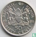 Kenia 50 cents 1989 - Afbeelding 1
