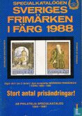 Nordens Sveriges specialkatalogen frimärken i färg 1988 - Afbeelding 1