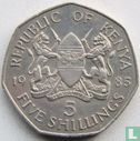 Kenia 5 shillings 1985 - Afbeelding 1