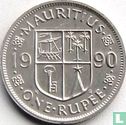 Mauritius 1 rupee 1990 - Afbeelding 1