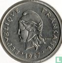 Nieuwe Hebriden 20 francs 1967 - Afbeelding 1