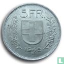 Zwitserland 5 francs 1948 - Afbeelding 1