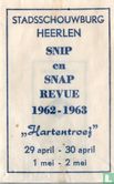 Stadsschouwburg - Snip & Snap Revue "Hartentroef" - Afbeelding 1