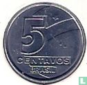 Brésil 5 centavos 1989 - Image 2