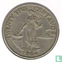 Filipijnen 25 centavos 1964 - Afbeelding 1