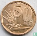 Afrique du Sud 50 cents 1996 - Image 2