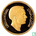 Jordanië ¼ dinar 1974 (AH1394 - PROOF - goud) "10th anniversary Central Bank of Jordan" - Afbeelding 2