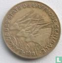 États d'Afrique centrale 5 francs 1981 - Image 1