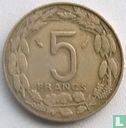 États d'Afrique centrale 5 francs 1981 - Image 2