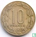Equatoriaal-Afrikaanse Staten 10 francs 1969 - Afbeelding 2