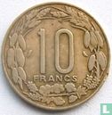 États d'Afrique centrale 10 francs 1983 - Image 2