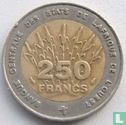 Westafrikanische Staaten 250 Franc 1993 - Bild 2