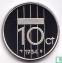 Netherlands 10 cents 1984 (PROOF) - Image 1