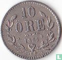 Zweden 10 öre 1855 (kleine AG) - Afbeelding 1