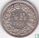 Zwitserland ½ franc 1966 - Afbeelding 1