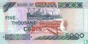 Ghana 5.000 Cedis 1998 - Image 2