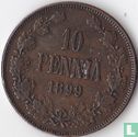 Finlande 10 penniä 1899 - Image 1