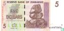 Zimbabwe 5 Dollars 2007 - Image 1