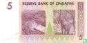 Zimbabwe 5 Dollars 2007 - Image 2