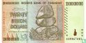 Zimbabwe 20 Billion Dollars 2008 - Image 1