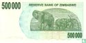 Zimbabwe 500.000 Dollars 2007 - Image 2