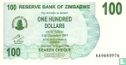Zimbabwe 100 Dollars 2006 - Afbeelding 1