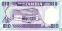 Zambia 10 Kwacha ND (1980-88)  - Afbeelding 2
