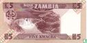 Zambia 5 Kwacha ND (1980-88) P25c - Afbeelding 2