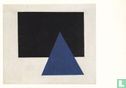 Suprematisme (met blauwe driehoek en zwarte rechthoek), 1915 - Afbeelding 1