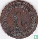 Empire allemand 1 pfennig 1876 (B) - Image 1