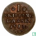Denemarken 1 skilling 1812 - Afbeelding 1