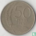 Uruguay 50 pesos 1971 "100th anniversary Birth of José Enrique Rodó" - Afbeelding 1