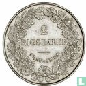 Denmark 2 rigsdaler 1855 (Kopenhagen) - Image 2