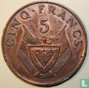 Rwanda 5 francs 1974 - Image 2