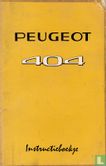 Peugeot 404 instructieboekje - Afbeelding 1