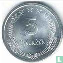 Albanien 5 Qindarka 1964 - Bild 2