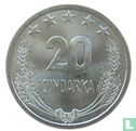 Albanie 20 qindarka 1964 - Image 2