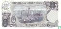 Argentinien 5 Pesos 1971 - Bild 2
