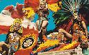 Unos coloridos Trajes Regionales Aztecas - Afbeelding 1