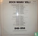 Rock Begins Vol. I  1949-1956 - Afbeelding 2